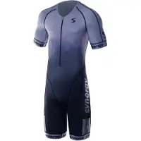 Synergy Elite Short Sleeve Trisuit Bleu S Homme