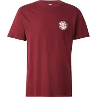 Element T-Shirt lie de vin / blanc