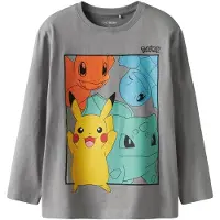 TWO SOON T-Shirt 'Pokémon' bleu clair / jaune / gris / jade