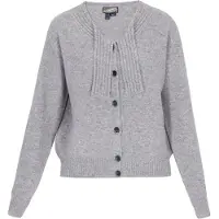 Dreimaster Cardigan gris chiné