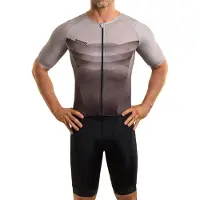 Synergy Pro 2.0 Short Sleeve Trisuit Gris L Homme