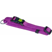 Kerbl Collier Nylon Chien Violet - Collier Chien Solide - Combinaison Largeur Et Taille: Largeur - 15 Mm, Taille - 30 - 45 Cm
