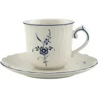 Villeroy Boch Tasse à café avec soucoupe 2-pcs., Tasse, Blanc