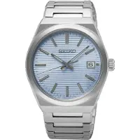 Seiko Montre SUR599P1 pour homme en acier inoxydable/bleu clair