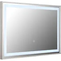 Globo Lampe LED pour miroir, tactile, variateur, CCT, 60x40 cm