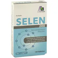 Avitale Sélénium 200 ug comprimés soutient la protection cellulaire, 120 comprimés