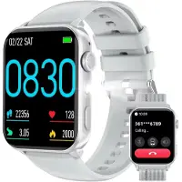 Blackview R30 Max (Montre connectée - 1.91" - Appels bluetooth) Argent