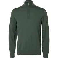 Selected Pull-over 'SLHTRAY' vert foncé