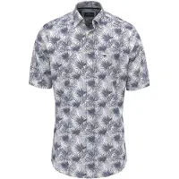 Fynch&Hatton Summer Flower Prints Short Sleeve Shirt Blanc L Homme