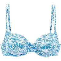 Venice beach Hauts de bikini bleu ciel / blanc
