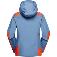 La Sportiva Veste Crossridge Evo Shell pour femme, modèle M53, couleur 644322 Moonlight/Cherry Tomato, taille S,