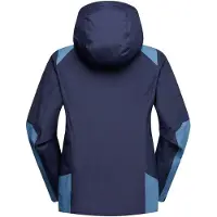 La Sportiva Veste Crossridge Evo Shell pour femme, modèle M53, couleur 643644 Deep Sea/Moonlight, taille L,