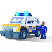 Smoby Jeep de police Sam le pompier avec figurines. 925-2578