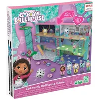 Cartamundi Jeu Enfants Le Jeu Chat' Tastique - Jeu De Plateau 3d Gabby Et La Maison Magique