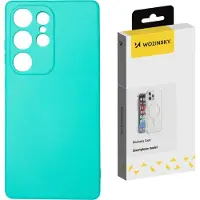 Wozinsky Silicone Case flexible silicone for Samsung Galaxy S25 Ultra - green (Samsung Galaxy S25 Ultra), Coque pour téléphone portable, Vert