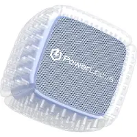 PowerLocus Enceinte Bluetooth karaoké pour enfants, bleu/violet