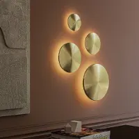 HOFTRONIC™ - Applique murale LED 11W 2700K Or Ronde IP54 Dimmable