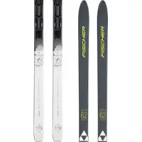 Fischer Adventure 62 Crown Xtralite Set+control Step-in Ifp Nordic Skis Pack Noir 189
