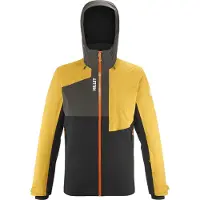 Millet - Veste de ski imper-respirante - Atna Peak Jkt M Black/Safran pour Homme - Taille XL - Noir