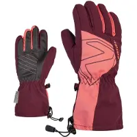 Ziener Laval As Gloves Rouge 7 Fille