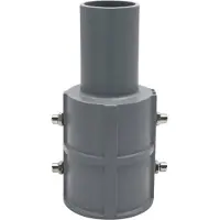 Enovalite Adaptateur pour lampadaire, 80 à 60 mm, gris