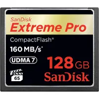 SanDisk CF 128GB Extreme Pro 160Mo/s