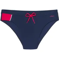 s.Oliver Shorts de bain marine / grenadine / blanc
