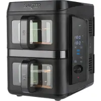 Salter Friteuse à air chaud Verticook 91 (2 x 4,5 l) noire