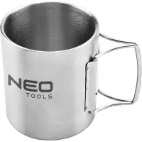 Neo Gobelet de voyage de 320 ml, Tasse, Argent