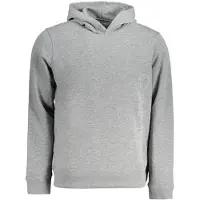 Calvin Klein Hommes, Pull-over, Grigio Polyester Men's Hoodie, Gris, (XL)