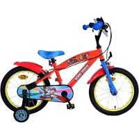 Volare Vélo enfant Paw Patrol - Garçons - 16 pouces - Rouge - Deux freins à main