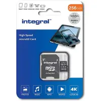 Integral Micro Sdxc 256gb Uhs1 U1 Cl10 V30 4k -
