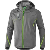 Erima Softshell Jacket Function Gris chiné/vert Gecko