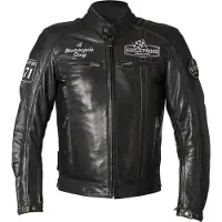 Helstons Veste en cuir de moto Indy, noir, L
