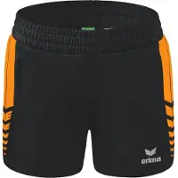 Erima Short de travail Six Wings noir/nouveau orange - 42