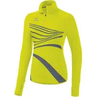 Erima Racing Half Zip Long Sleeve T-shirt Jaune 36 Femme