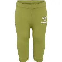 Hummel Leggings olive / blanc