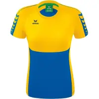 Erima Six Wings T-shirt New Royal/jaune - 38