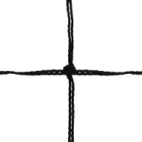 Emdé Regulatory Twisted Pe Double Mesh 3x2x1 M Goal Net Argenté