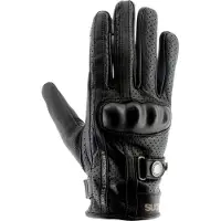 Helstons Tinta Air Woman Leather Gloves Noir M Femme