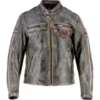 Helstons Veste en cuir moto Ace 10Ans, marron, XL