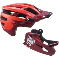 Urge Casque de descente Gringo De La Pampa, rouge, taille S-M