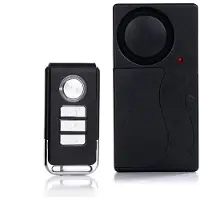 INF Alarme de vibration sans fil avec télécommande 110 dB Le noir