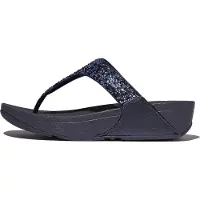 FitFlop Lulu Crystal-Mix Toe-Post Midnight Navy Größe EU 41