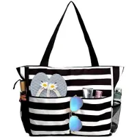 INF Sac de plage pliable pour femme