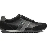 Geox Baskets basses 'Wells' gris foncé / noir
