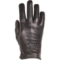 Helstons Cream Woman Leather Gloves Noir 9 Femme
