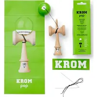 Krom Kendama Pop Lol Lime Green - - Jeu d'équilibre pour enfant - Mixte