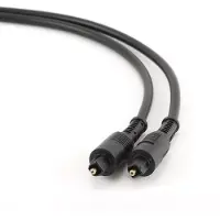 Gembird Toslink, 1m câble audio Noir