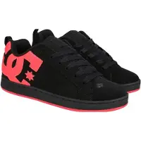 Dc-shoes Baskets basses rose néon / noir